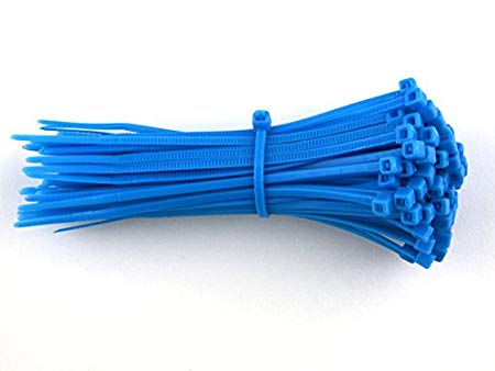 300x3.6 Blue Nylon Cable Ties 