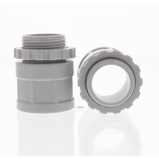 25mm Rigid conduit box gland HF & FR for PVC conduit pipe GREY