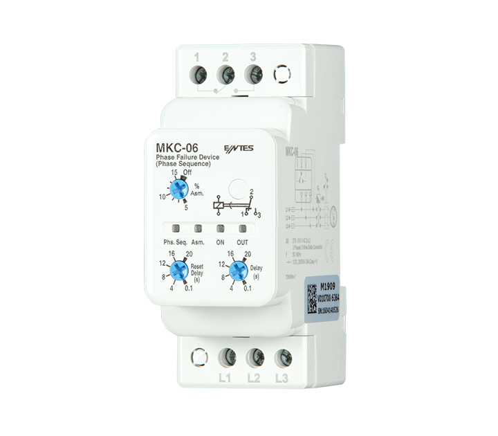 MKC-06 Motor and Phase Failure Relays Entes