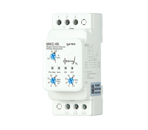 MKC-06 Motor and Phase Failure Relays Entes