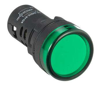 22 мм LED контрольные лампы зеленый GWEST