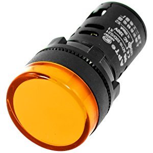 22mm LED indicator pilot lamps Yellow GWEST
