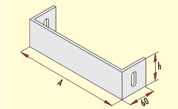50mm End Cap Elements e-1.5mm For Quick Fix Pregalvanized Cable Trunking GERSAN GTSE-5 PG