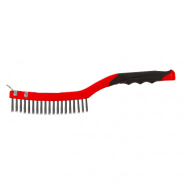 WIRE BRUSH - STEEL, 4X16 ROWS, 260MM, PROFIX 32614