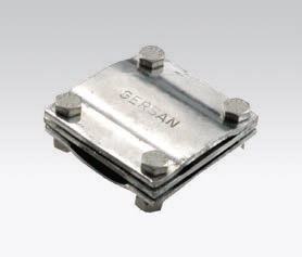 Fixing Clamps for 40x4 galvanized grounding strip GERSAN GTE-177-A/1,5 