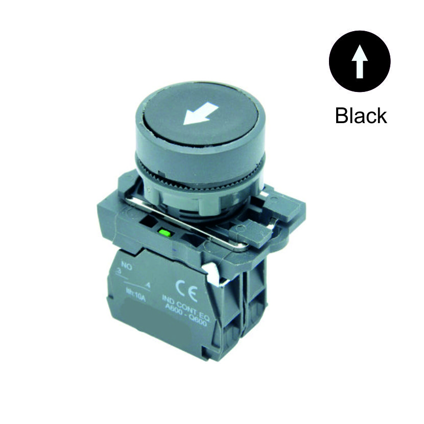 22mm Marked Start Push Button 1NO Black Weiller  WL5-AA3351