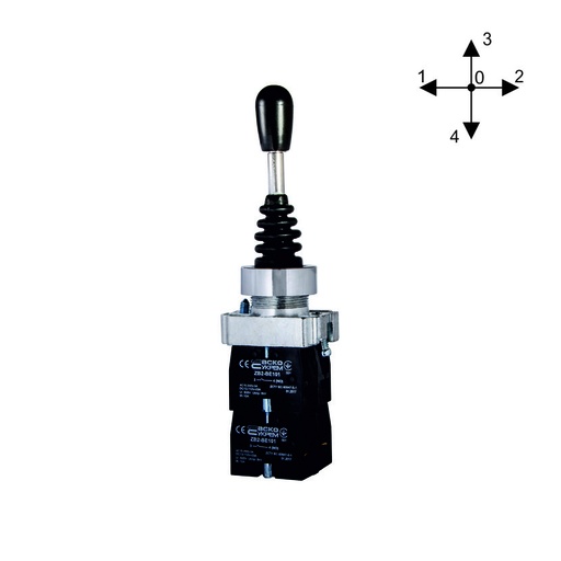 22mm Joystick 4 positions  2NO+2NO Weiller  WL5-PA24 ( LAY5-PA24 )