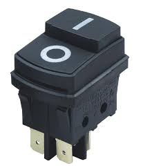 Rocker Switch 1Way Large On-Off  4Pin Weiller KCD-4