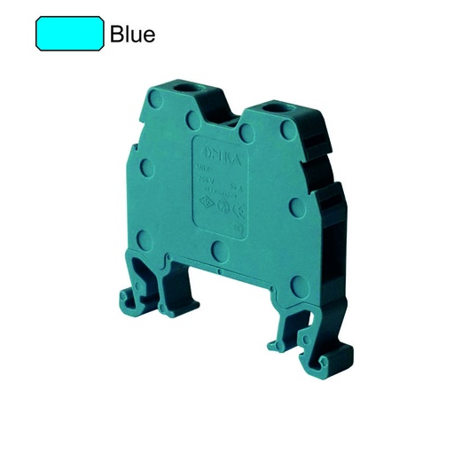 MRK-10mm  DIN Rail Mount Terminal Block Blue  ONKA 1045