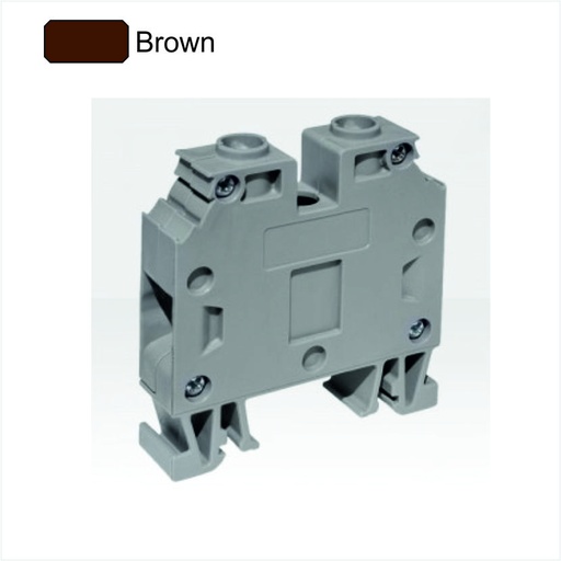 MRK-16mm  DIN Rail Mount Terminal Block  Brown  ONKA 1056