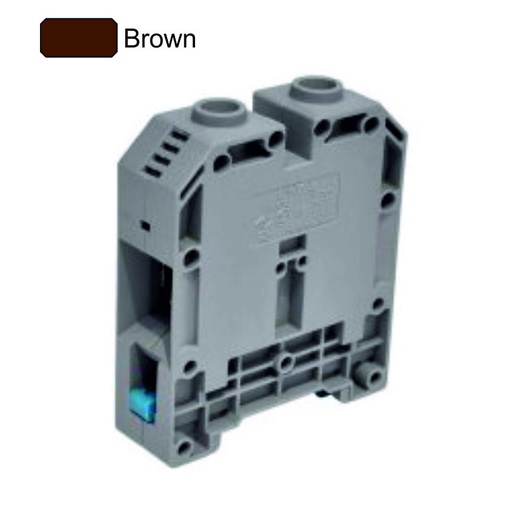 MRK-120mm  DIN Rail Mount Terminal Block  Brown  ONKA 1106