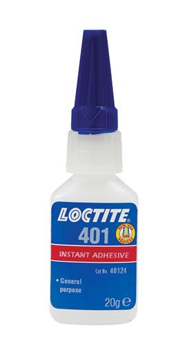 LOCTITE 401, 20g Super Glue, Low Viscosity
