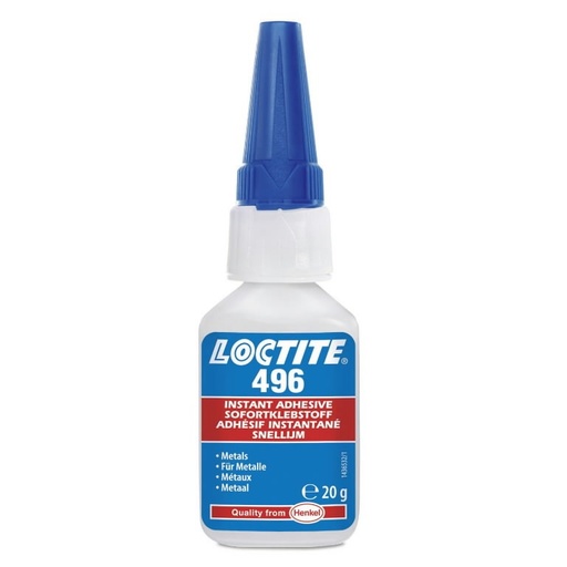 LOCTITE 496, 20g Super Glue, Medium ,Low Viscosity