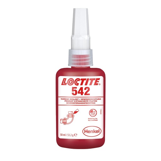 LOCTITE 542, 50ml Yivli sızdırmazlıq məhsulları Yüksək Bərkimə