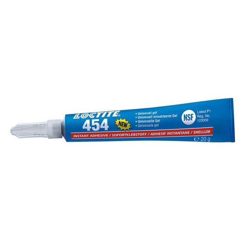 LOCTITE 454, 20g Super yapışdırıcı, Yüksək Bərkimə