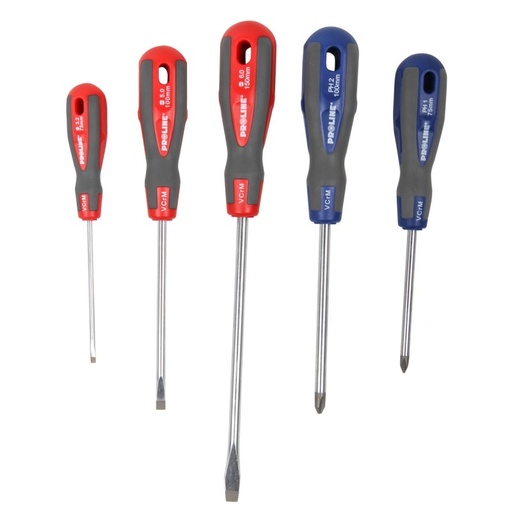 SCREWDRIVERS  “SOFT –TOUCH”  5PC SET PROLINE 10208