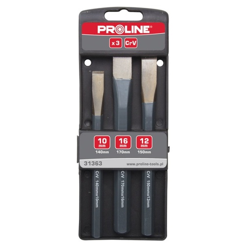 PUNCHES AND CHISELS SET 3 PCS PROLINE  31363
