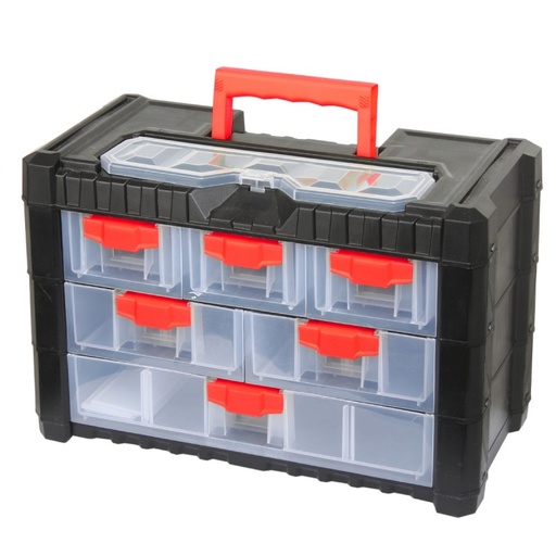 Коробка для хранения части ОРГАНИЗАТОР С РУЧКОЙ 24 PARTITIONS , 392X200X400, PROLINE HD 35743