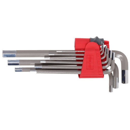 HEX KEYS, LONG, 9PCS SET, 1.5-10MM S2 PROLINE 48320