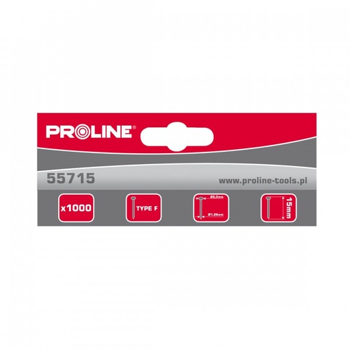NAILS TYPE F, 40MM, 2.0*1,26MM, 1000 PCS, PROLINE 55740