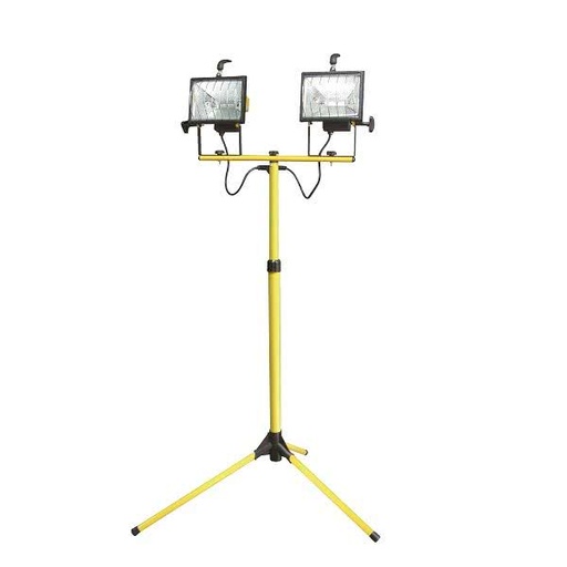 DOUBLE HALOGEN LAMP STAND - PORTABLE 2 X 500W CE  MEGA 66157