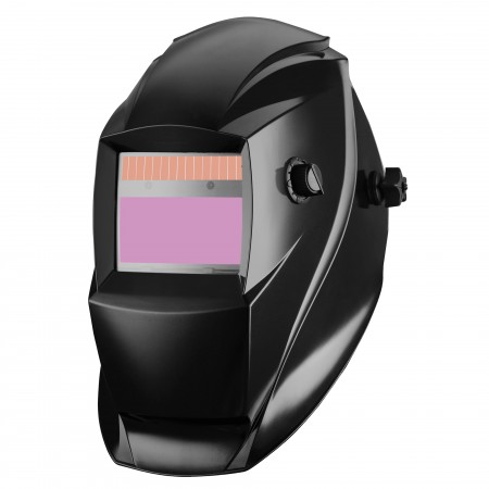 AUTO-DARKENING WELDING HELMET, SINGLE RANGE, RED CE, LAHTI PROFIX L1540500