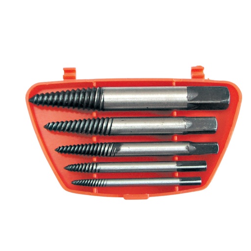 SCREW EXTRACTOR SET 5PCS:  3.3 - 19.0MM. PROFIX 32050