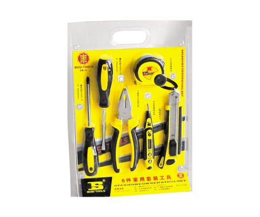 6pcs Home Owner's Tool Set BOSI BS512806