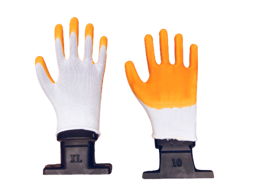 ПЕРЧАТКИ ЛАТЕКС Оранжевый  G200209