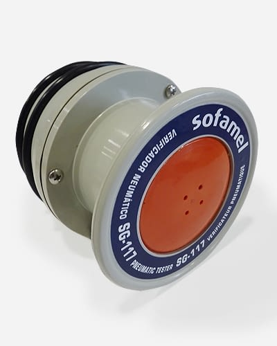 Dielektrik əlcəklər üçün pnevmatik test aləti Sofamel SG-117