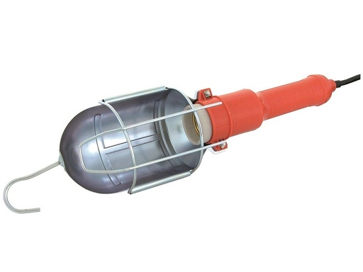 WORKSHOP PORTABLE LAMP 60W STEEL CASE ,IP20 PROFIX EZ60WM
