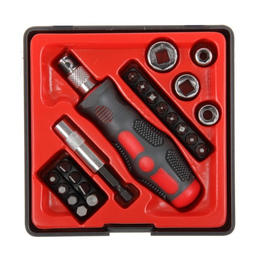 УНИВЕРСАЛЬНАЯ ОТВЕРТКА  + 22 НАСАДКИ CR-V PROLINE 10022