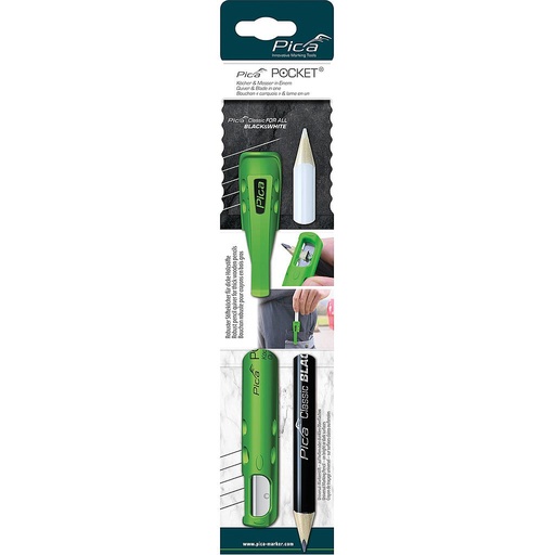 Точилка-держатель для строительных карандашей и карандаша Pocket Pica 505/03