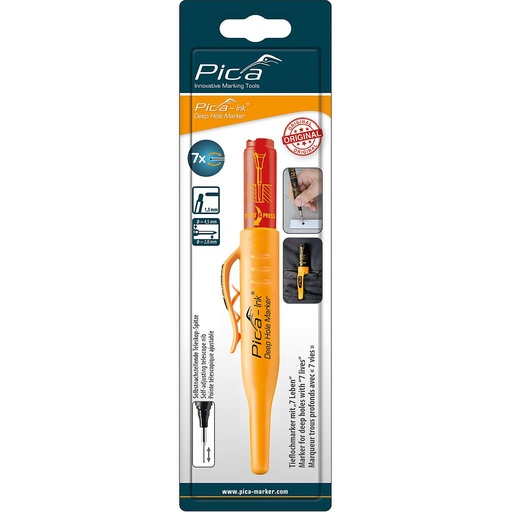 INK deep-hole-marker red Pica  150/40