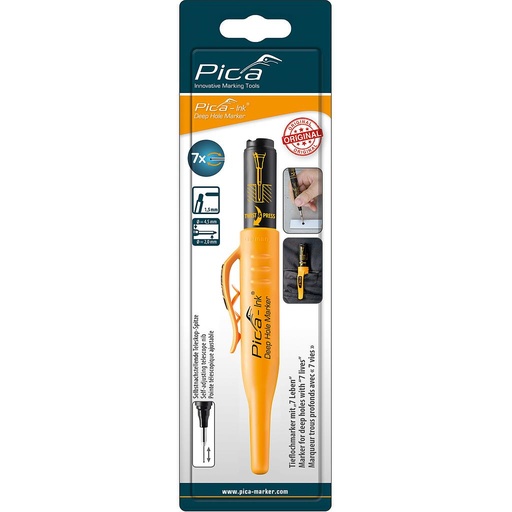 INK deep-hole-marker black Pica 150/46
