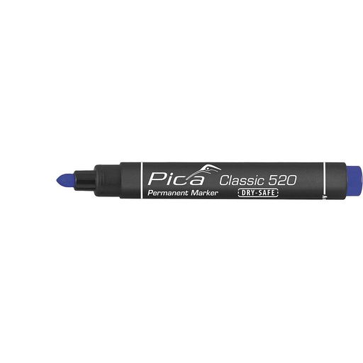 Permanent marker 1-4mm, Round tip, blue Pica 520/41