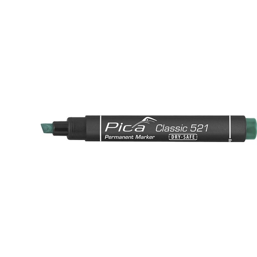 SİLİNMƏYƏN Daimi marker 2-6mm, Keski ucu, yaşıl Pica 521/36