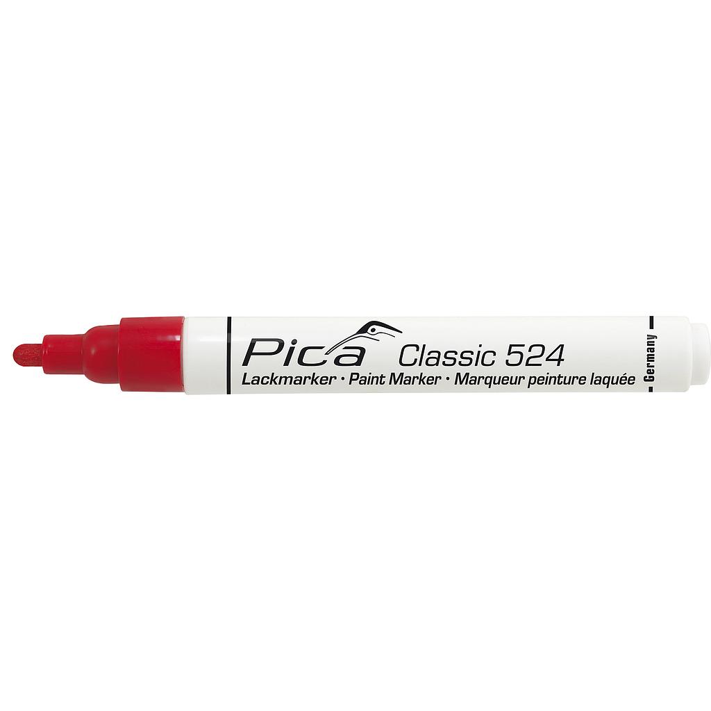 Paint-/Industry marker 2-4mm, Round tip, red Pica 524/40