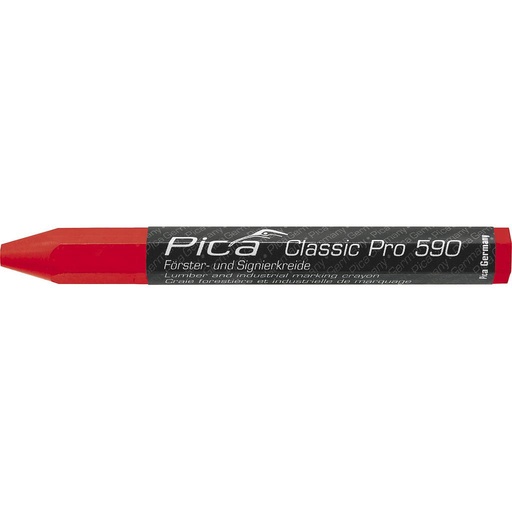 Lumber crayon PRO, 12x120mm, red Pica 590/40