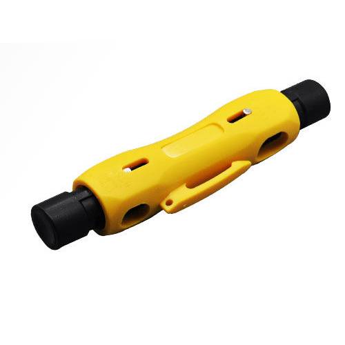 4.8" Coaxial Cable Stripper 2-Blades Model for RG-59 / 62 / 6 / 11 / 7 / 213 / 8.  GOLDTOOL  TTK-046