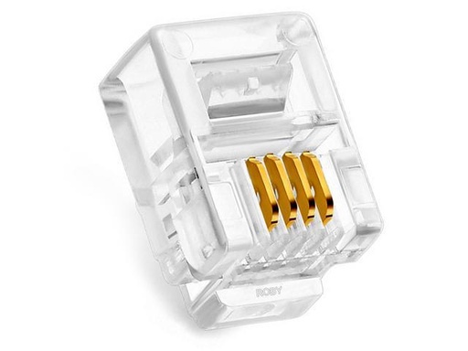 RJ11 Connector Plastic Plug Jack  RJP11