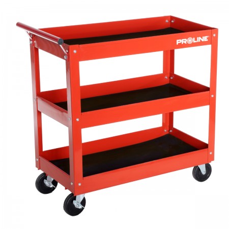 TOOL TROLLY, 3 LEVEL, 730X380X755MM, PROLINE 33205