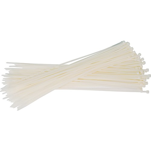 CABLE TIES 200x4,8 Natural (White) Pemsan
