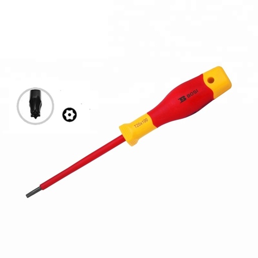 100mm T20 1000V VDE Ulduz Vintaçan  Torx BOSI BS600031