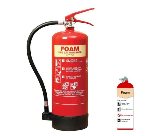 Portativ Köpük, F6, yanğınsöndürən balon 6kg FGFF6