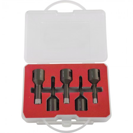 DIAMOND HOLE SAW SET, 5-12MM, 5PCS, M14, PROLINE 27270