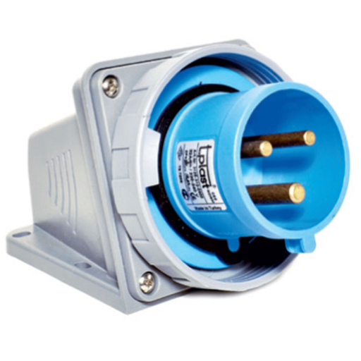 3x32A / IP67 - 220V Surface Mount Appliance Inlet  Plug 3125-312-0900 TP ELECTRIC