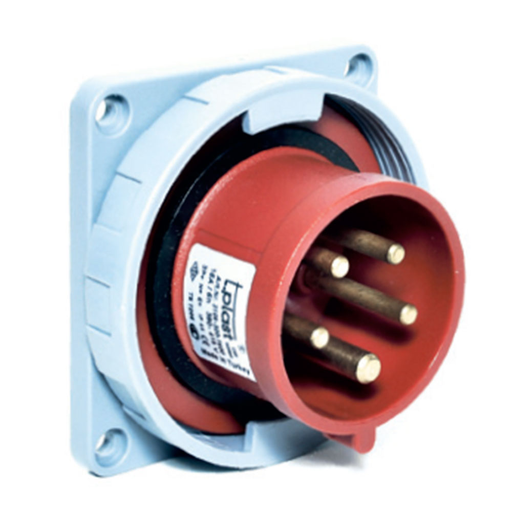 5x32A / IP67 - 380V Вилка станковая 83x90 3108-320-1600 TP ELECTRIC