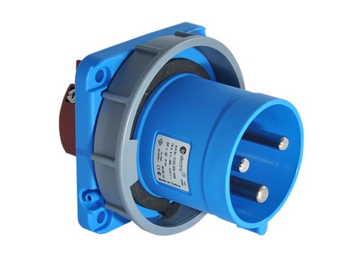 3x63A / IP67 - 220V Вилка станковая 100x100 3129-320-0900 TP ELECTRIC