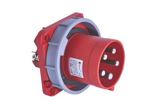 5x63A / IP67 - 380V Вилка станковая 100x100 3134-320-1600 TP ELECTRIC